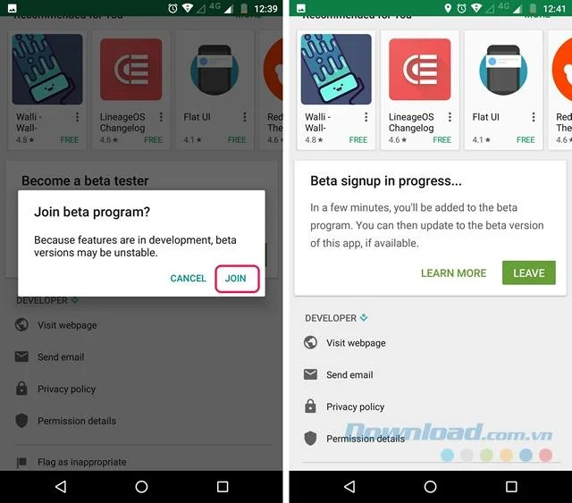 Android 기기에서 Google Assistant를 활성화하기위한 지침
