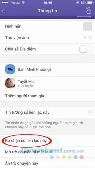 Viber에서 스팸 메시지를 차단하는 방법