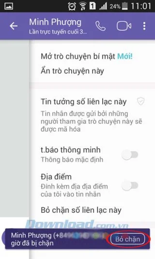 Viber에서 스팸 메시지를 차단하는 방법