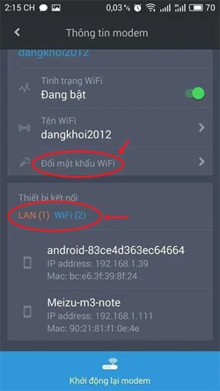 Hi FPT 응용 프로그램으로 FPT Wifi 암호를 변경하는 방법