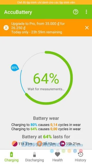 Cara menggunakan Accubattery untuk melacak penggunaan baterai di Android