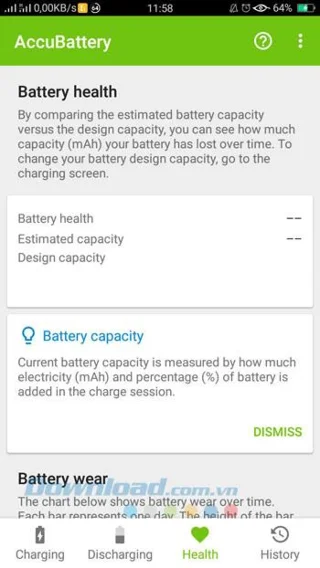 Cara menggunakan Accubattery untuk melacak penggunaan baterai di Android