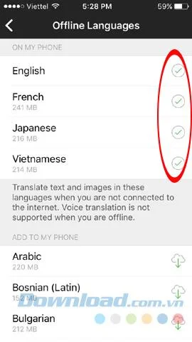 인터넷없이 Microsoft Translator를 사용하는 방법