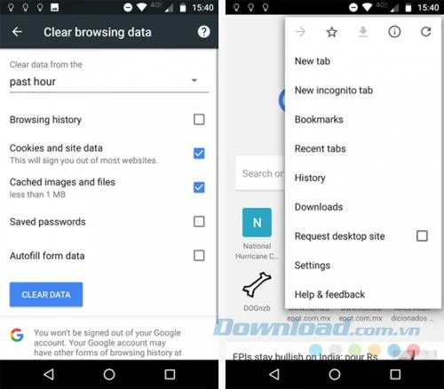 Android 기기에서 모든 사용 내역을 삭제하는 방법