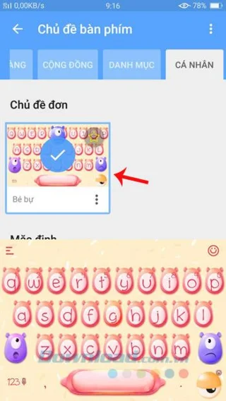 Instructions to change the Laban Key interface