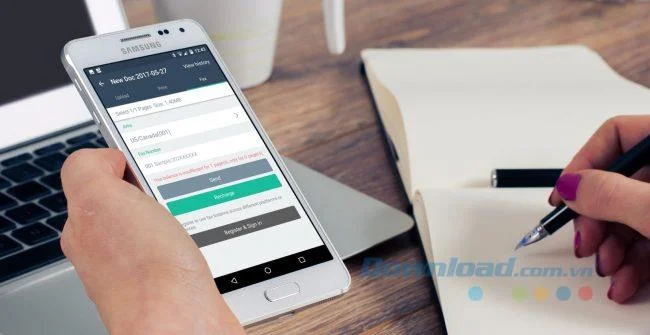 Istruzioni per inviare fax gratuitamente da dispositivi Android