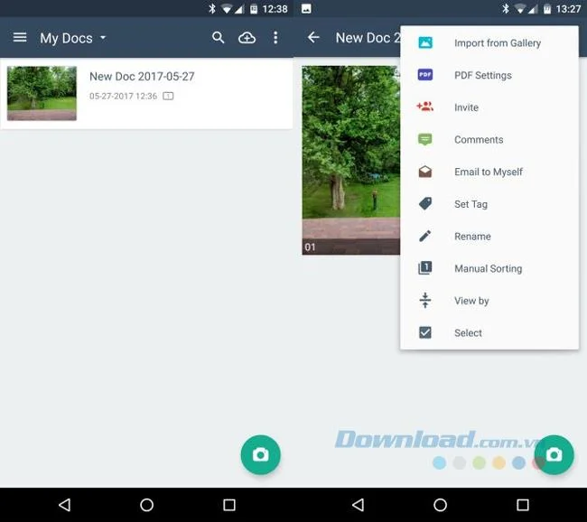 Istruzioni per inviare fax gratuitamente da dispositivi Android