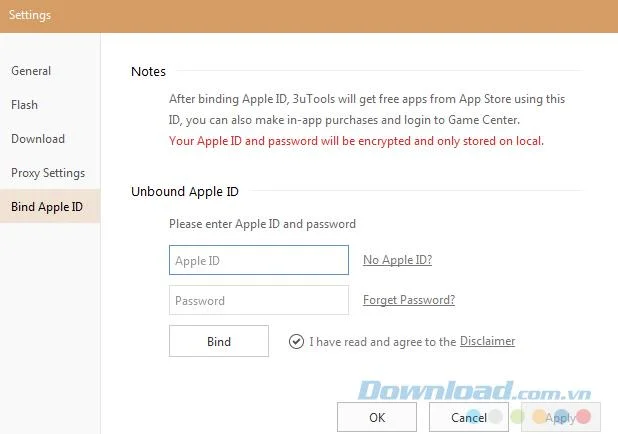 Cara masuk dengan akun Apple Anda di 3uTools