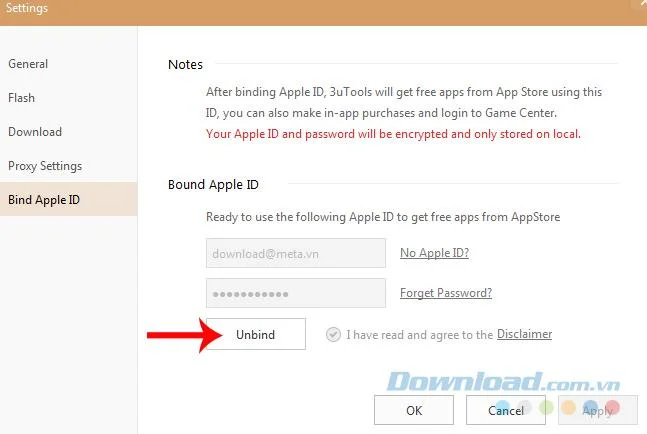 Cara masuk dengan akun Apple Anda di 3uTools