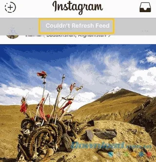 Instagram에서 Couldnt Refresh Feed오류 해결 방법
