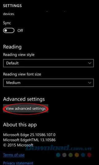 Windows 10 Mobile에서 Microsoft Edge를 사용한 트릭