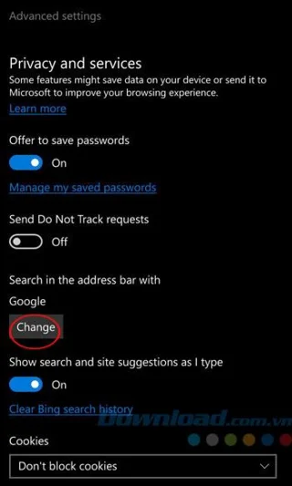 Windows 10 Mobile에서 Microsoft Edge를 사용한 트릭