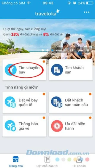 Cara menempah tiket penerbangan di Traveloka Cara menempah tiket penerbangan di Traveloka