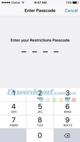 iOS에서 iCloud 계정 변경 기능을 잠그는 방법