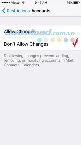 iOS에서 iCloud 계정 변경 기능을 잠그는 방법