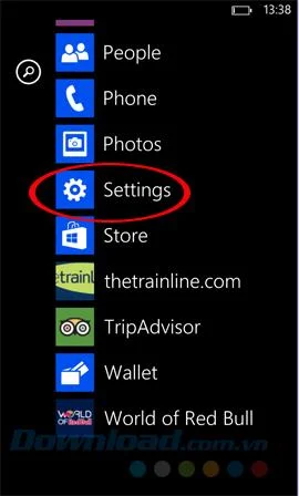 IMEI 확인 방법, Windows Phone의 IMEI 확인