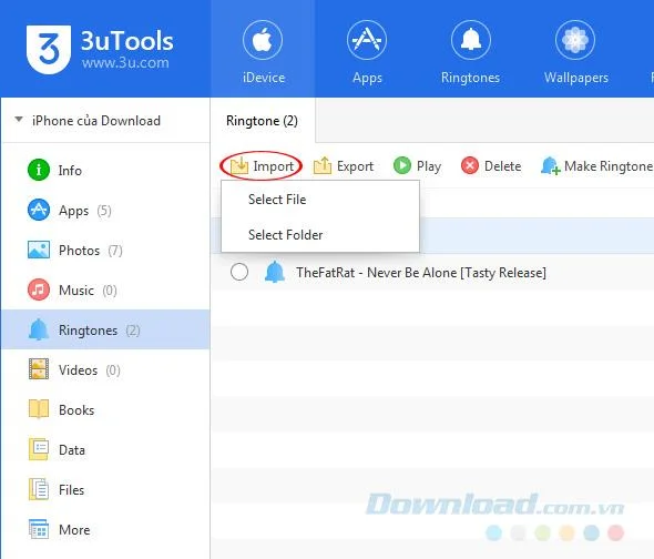 3uTools로 iPhone, iPad 벨소리를 간단하게 만드는 세 가지 방법