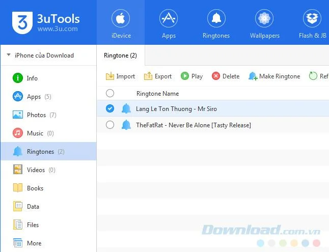 3uTools로 iPhone, iPad 벨소리를 간단하게 만드는 세 가지 방법