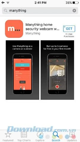 기존 iPhone을 추적 카메라로 전환