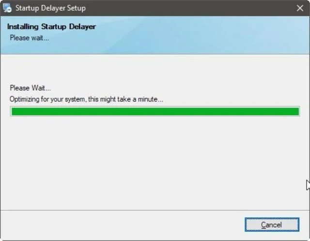 Start Windows as fast as the wind with Startup Delayer