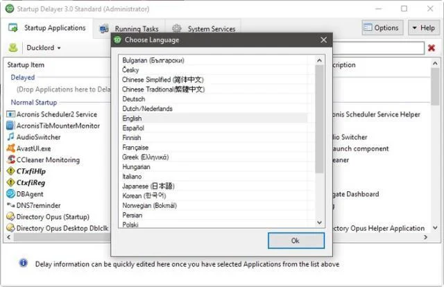 Start Windows as fast as the wind with Startup Delayer