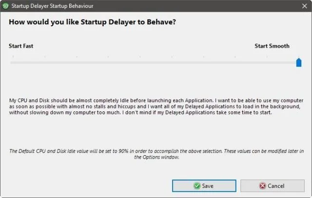 Start Windows as fast as the wind with Startup Delayer