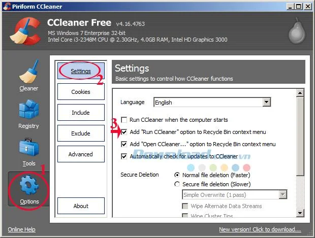 How to add CCleaner to the Recycle Bin right-click menu How to add CCleaner to the Recycle Bin right-click menu