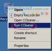 How to add CCleaner to the Recycle Bin right-click menu