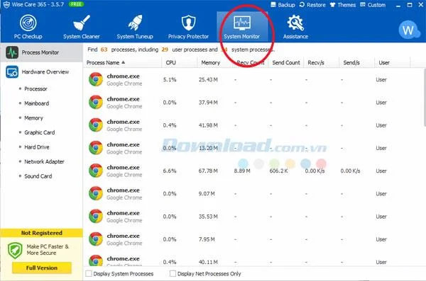 Tricks to speed up computer with Wise Care 365