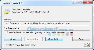IDM Download Complete Notification