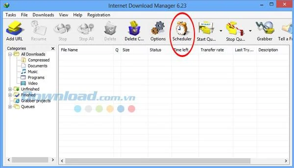 نحوه برنامه ریزی خاموش کردن توسط مدیر بارگیری اینترنت