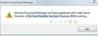 Cómo reparar el error IDM con número de serie falso