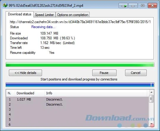 رفع خطای بارگیری شکسته 99٪ مدیر بارگیری اینترنت (IDM)