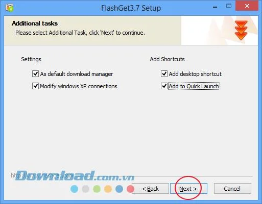 دستورالعمل استفاده از FlashGet برای بارگیری فیلم های Flash
