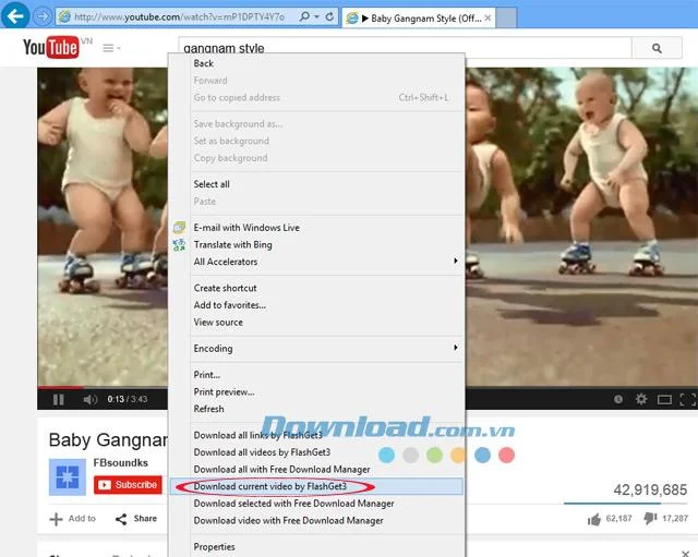 دستورالعمل استفاده از FlashGet برای بارگیری فیلم های Flash
