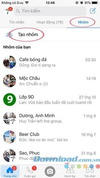 نحوه ایجاد گپ گروهی ، گپ گروهی در Facebook Messenger