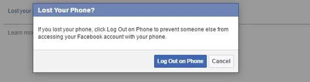 How to log into Facebook when losing access to Code Generator