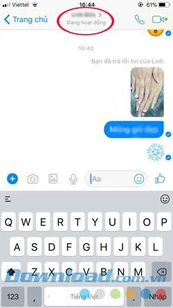 نحوه ایجاد یک اثر برفی در Facebook Messenger