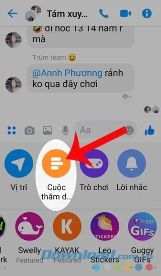 دستورالعمل ایجاد نظرسنجی در Facebook Messenger