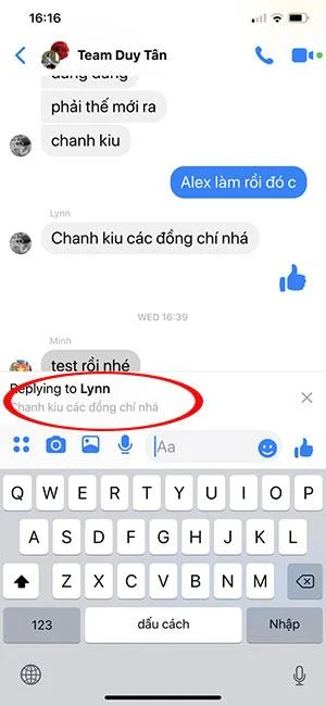 چگونه می توان به پیام های خاص در Facebook Messenger پاسخ داد