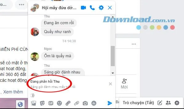 چگونه می توان به پیام های خاص در Facebook Messenger پاسخ داد