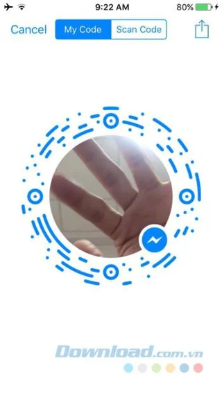 نحوه اتصال فیس بوک مسنجر با یک کد