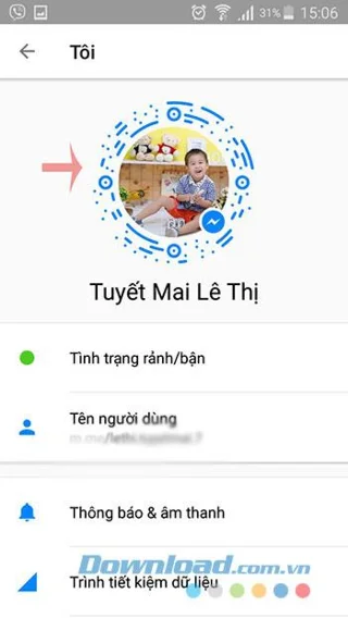 نحوه اتصال فیس بوک مسنجر با یک کد