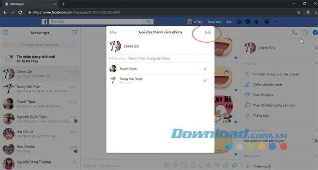نحوه برقراری تماس ویدیویی گروهی در Facebook Messenger