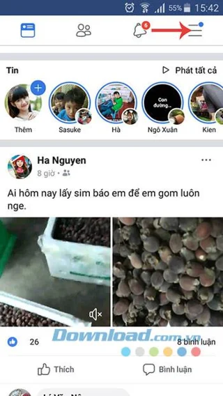 نحوه تغییر رمز عبور فیس بوک بر روی تلفن