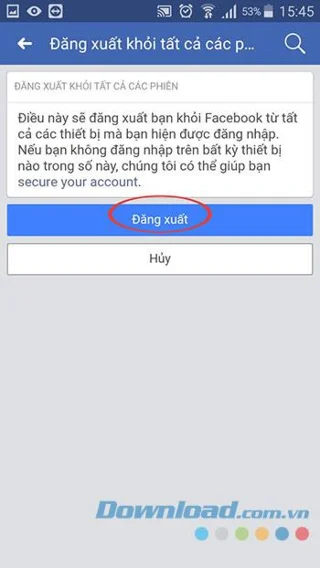 نحوه تغییر رمز عبور فیس بوک بر روی تلفن