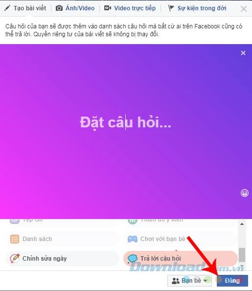 چگونه یک سؤال در فیس بوک ایجاد کنیم