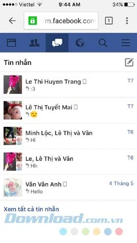 How to read messages on your phone without installing Facebook Messenger
