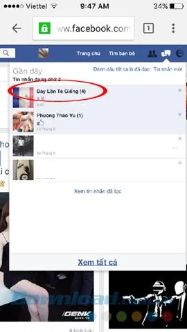 How to read messages on your phone without installing Facebook Messenger