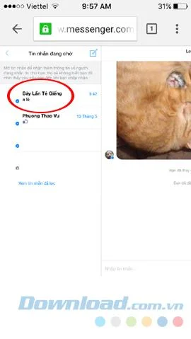 How to read messages on your phone without installing Facebook Messenger